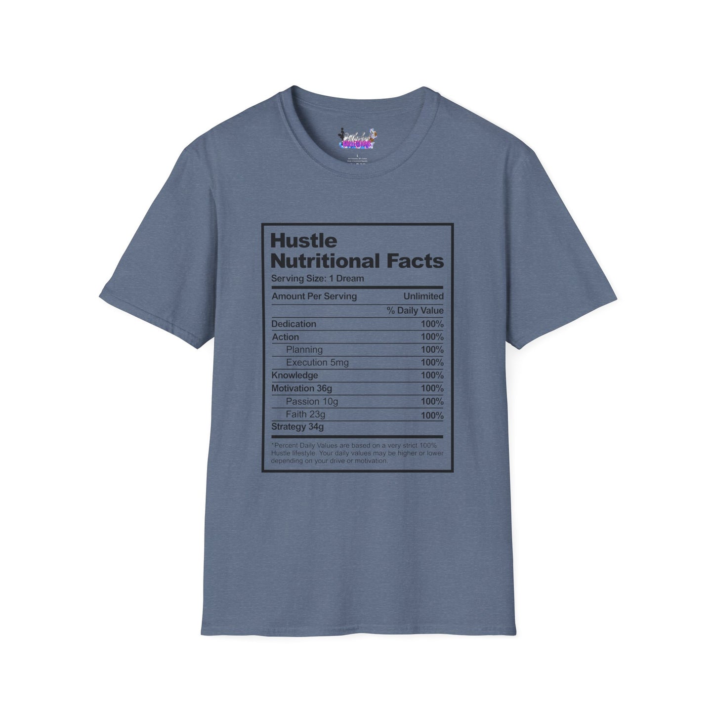 Hustle Nutritional Facts T-Shirt